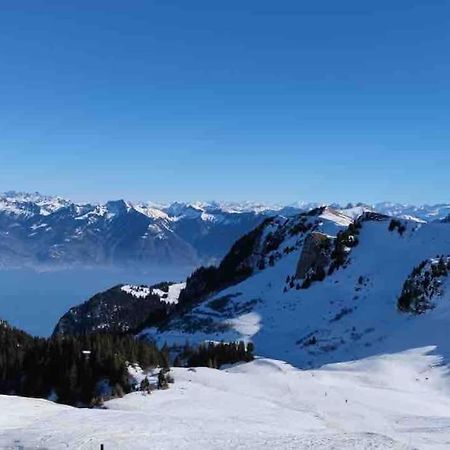 Studio Myrtilles Du Leman Vue Sur Lac Et Montagne Thollon-les-Mémises Extérieur photo